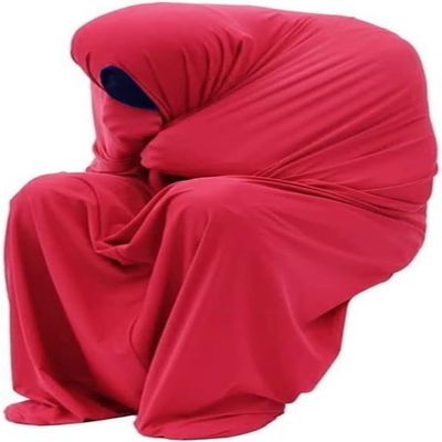Sensory Body SocksSensory Bags Full Body Wrap to Relieve Stress Stretchy Breathable, Sensory Needs Child Autism Stockings, Autism Equipment Adult Sensory Sock Autism Body Sock(Red,M)