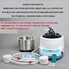 4L Intelligent Sauna Steam Generator, 2000W Portable Spa Fumigation Machine, Double Head Switch, with Detachable Liner&Remote Control, Anti-dry Burning&Anti-leakage, Fumigation Instrument, for Indoor view 2