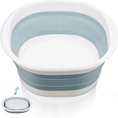 Collapsible Washing up BowlPortable Dish Washing TubFolding Hand Wash Basin Retractable Portable Laundry Washing Basinfor Outdoor Travel Camping Home Kitchen (S)