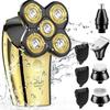 Electric Razor for Men's, Rechargeable Electric Shaver for Men 5 in 1 Head Shavers for Bald Wet and Dry Waterproof Electric Razor Bald Head Shaver view 1