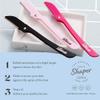 Lilibeth Brow Shaper - Dermaplaning Blades for Face - Face Shaver for Women - Dermaplaning Tool for Women - Pack of 3 Derma Blades (White) view 2
