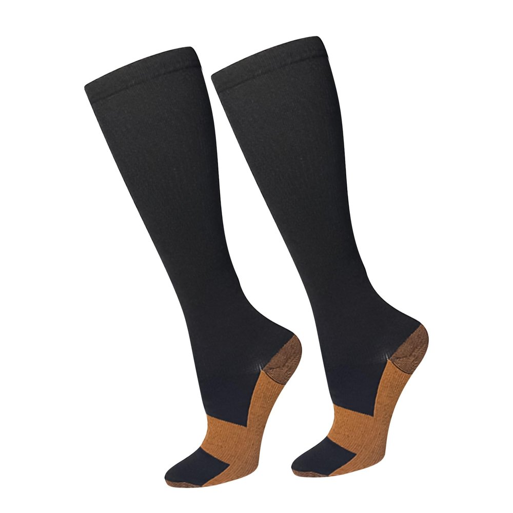 Compression socks for Women & men Maternity socks, Running & Sports socks. Perfect for Nurses, Travellers, Office Workers, Elderly. For Enhanced circulation, reduces swelling (XXL)
