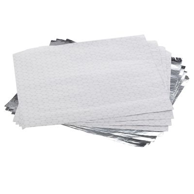 100 Pcs Aluminium Foil Sheets for Food, Insulated, Grease-Resistant Wrap, 35X40CMS