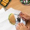 100 Pcs Aluminium Foil Sheets for Food, Insulated, Grease-Resistant Wrap, 35X40CMS view 3