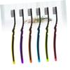 Ipetboom 6pcs Firm Bristle Toothbrush Bamboo Single Toothbrush for Home Travel Random Color view 4