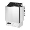 6 KW Electric Sauna Heater Stainless Steel Sauna Heating Stove with Internal Controller, 220 V Wet and Dry Bath Sauna Box Sauna Room Equipment for Home Hotel Spa Shower Steam Room view 2