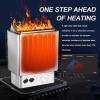 9 KW Electric Sauna Heater Stainless Steel Sauna Heating Stove with Internal Controller, 220 V Wet and Dry Bath Sauna Box Sauna Room Equipment for Home Hotel Spa Shower Steam Room view 3
