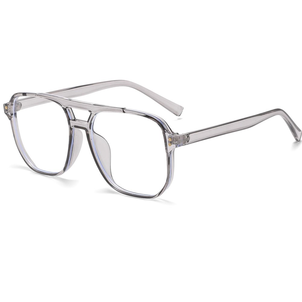 YAMEIZE Blue Light Blocking Glasses for Women Men Pilot Square Computer Screen Blue Light Filter Blocking Glasses Anti Glare