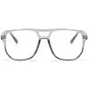 YAMEIZE Blue Light Blocking Glasses for Women Men Pilot Square Computer Screen Blue Light Filter Blocking Glasses Anti Glare view 2