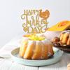 Happy Turkey Day Cake Topper, Thanksgiving Day Turkey Cake Decorations, Thanksgiving Blessed Cake Decor, Fall Turkey Thanksgiving Day Party Decoration Supplies view 3