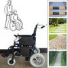 12 Inch Electric Wheelchair Rear Wheels, 12 1/2x2 3/4 Wheelchair Replacement Rear Wheel, Solid Non-Inflatable Tire, Aluminum Alloy Hub, Wheelchair Accessories (1 Pair) view 2