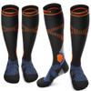 CAMBIVO 2 Pairs Compression Socks for Women & Men, 15-20mmHg Flight Socks, Graduated Support for Plantar Fasciitis Relief, Running, Pregnancy, Nurses, Travel Essentials view 1