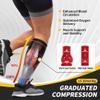 CAMBIVO 2 Pairs Compression Socks for Women & Men, 15-20mmHg Flight Socks, Graduated Support for Plantar Fasciitis Relief, Running, Pregnancy, Nurses, Travel Essentials view 3