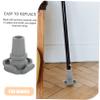 Healeved Rubber Tips for Cane Walking Stick Base Quad Cane Hiking Stick Walking Poles Crutch Accessories Non-Slip Crutch Pad Sturdy view 4