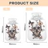Hot Water Bottle, 2L Large Hot Water Bag with Soft Plush Cover Skull and Butterfly, Leak Proof Screw Plug Best for Winter Sports Outdoors Back Neck and Leg Cold Muscle Pain and Cramps view 4