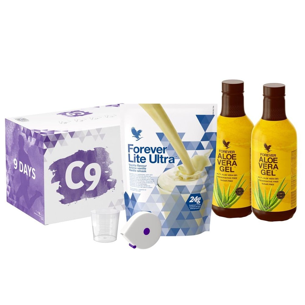 Forever C9 nutrition program with vanilla protein cocktail
