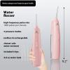 2-1 Oral Clean Kit- Water Dental flosser & Electric Toothbrush Combo- Brushing & Flossing- for Teeth Cleaning and Gum Health (Pink) view 3