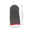 Angoily Gaming Finger Sleeves for Mobile Gaming Breathable Thin Touchscreen Sweatproof 10pcs view 2