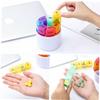 IWOWHERO 28-Compartment Portable Medicine Organizer for Daily and Weekly Use Travel-Friendly Pill Box with Colorful Pu Cover for Vitamins and Medications view 4