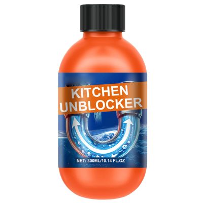 Powerful Pipe Dredging Agent,Powerful Sink and Drain Cleaner,Sink Drain Unblocker,Sink Drain Cleaner for Kitchen Toilet,Drain Cleaning Foam to Unblock & Eliminate Odour 300ML