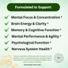KnowIT Brain Supplement | Memory Loss Enhancer | Cognitive Function Control | Powerful Brain Support | Memory Supplement | Mental Performance Supplement | Mind Focus Capsules | UK Made. view 2