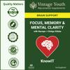 KnowIT Brain Supplement | Memory Loss Enhancer | Cognitive Function Control | Powerful Brain Support | Memory Supplement | Mental Performance Supplement | Mind Focus Capsules | UK Made. view 4
