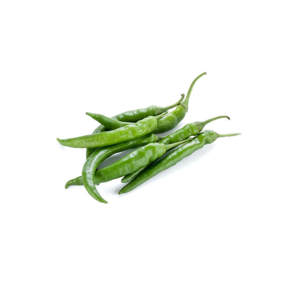 Fresh Long Green Chillies 3kg  Dutch/Moroccan  Mild to Medium Heat  Ideal for Cooking, Salads, Garnish & Curry Dishes (Catering Size)