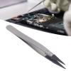 4Pcs Pointed Tip Tweezers,Stainless Steel Precision Tweezers with Matte Sandblasted Surfaces for Semiconductor, Microelectronics, Aerospace, Automobile Manufacturing, Etc. view 3