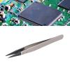 4Pcs Pointed Tip Tweezers,Stainless Steel Precision Tweezers with Matte Sandblasted Surfaces for Semiconductor, Microelectronics, Aerospace, Automobile Manufacturing, Etc. view 4