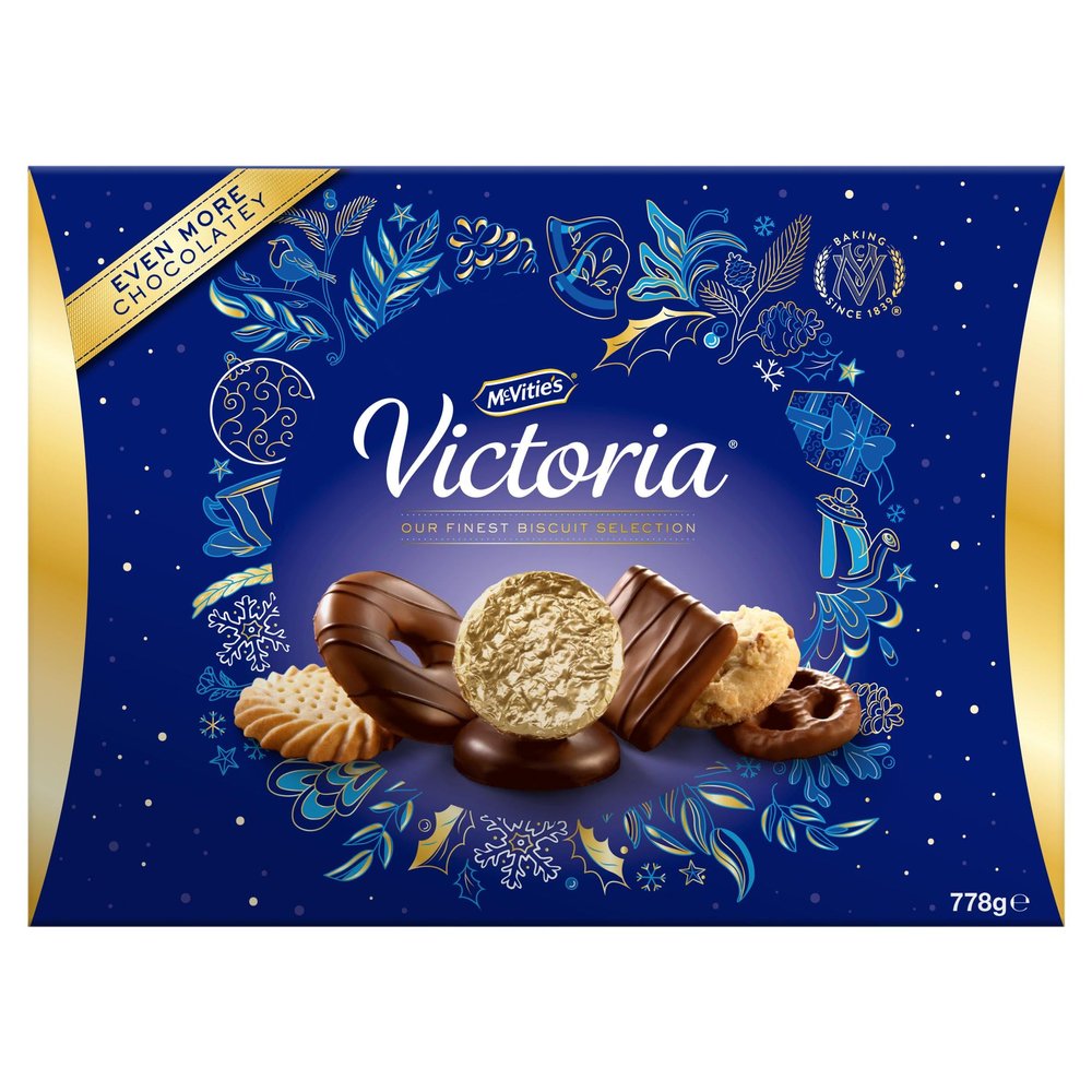 McVitie's Victoria Chocolate Biscuits Christmas Selection 778g