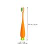 Healeved 6pcs Carrot Toothbrush for Boys and Girls Soft Manual Teeth Brush Boys and Girls Manual Toothbrush Teeth Cleaning view 2