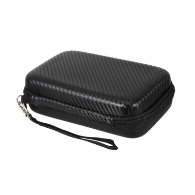 DEARMAMY Ear Thermometer Storage Pouch and Protective Case, Black Eva and Pu Material with Zipper, Pressure and Moisture Protection, Mesh Pocket and Separated Spaces, Portable Organizer