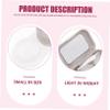Didiseaon Box with Mirror Travel Size Storage Case Compact Contacts Organizer Abs Glass Material for Work School or Travel view 4