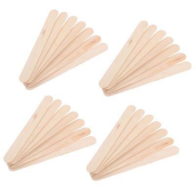 SEWOART 10 Packs Blank Ice Cream Sticks Craft Sticks for DIY Projects Wooden Sticks for Crafts