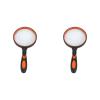 2PCS 65mm Reading Assist Tool Magnification 8X Handle Magnifier For Newspaper Book Reader view 1