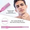 2 In 1 Manual Nose Hair Trimmer Ear Pickers For Women Man Nostril Hair Remover Tool Rotating Nasal Hair Cutter view 4
