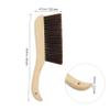 ABOOFAN 2pcs Soft Bristle Wooden Handle Hair Dust Removal Brush for Clothes Cleaning Lint Dust Brush for Home view 2