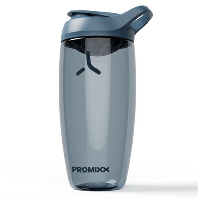 Promixx PURSUIT Protein Shaker Bottle New Edition Premium Sports Bottles for Protein Mixes and Supplement Shakes Easy Clean, Durable Protein Shaker Cup, 700ml, Midnight Blue