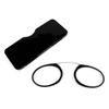 AQUASHIELDING Pinch Nose Clip on Reading Glasses Armless, No Temple Slim Compact Readers Ultra Thin with Mini Portable Case,3.5 Diopters view 1