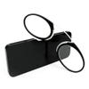 AQUASHIELDING Pinch Nose Clip on Reading Glasses Armless, No Temple Slim Compact Readers Ultra Thin with Mini Portable Case,3.5 Diopters view 2