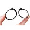 AQUASHIELDING Pinch Nose Clip on Reading Glasses Armless, No Temple Slim Compact Readers Ultra Thin with Mini Portable Case,3.5 Diopters view 3