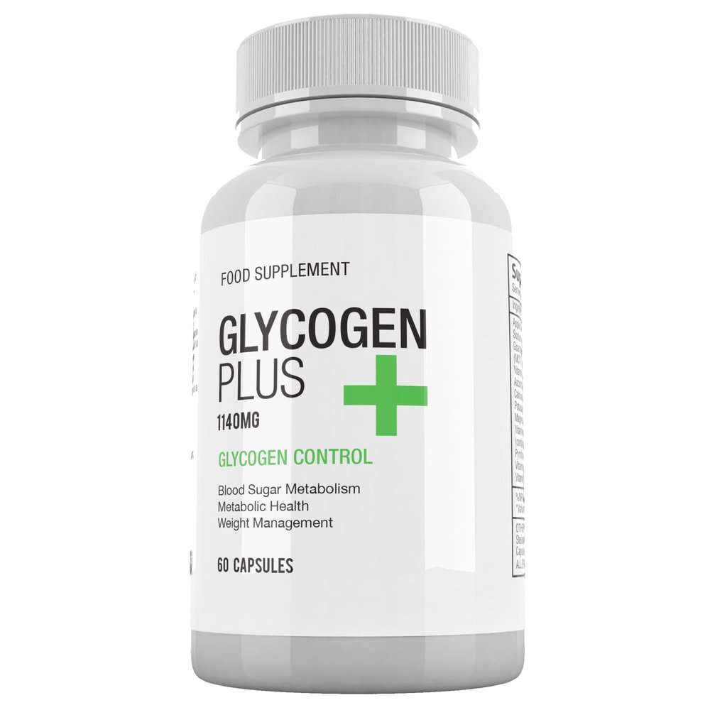 Glycogen Plus 1140MG Glycogen Control 1 Month Supply Food Supplement
