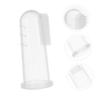 Ipetboom 3pcs Baby Finger Toothbrush Set Toddler Silicone Oral Care Brush Soft Infant Teeth Cleaning for Boys and Girls Teething Training view 4