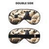 Sheep and Lambs Print Soft Blackout Eye Mask,Travel Eye Mask,Side Sleeper Eye Covers,Sleep Eye Mask for Men Women view 2