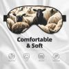 Sheep and Lambs Print Soft Blackout Eye Mask,Travel Eye Mask,Side Sleeper Eye Covers,Sleep Eye Mask for Men Women view 3