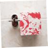SEWOART 4rolls Scary Bloody Halloween Decor Toilet Paper Ply Bathroom Decorative view 3