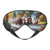 Horses Print Soft Blackout Eye Mask,Travel Eye Mask,Side Sleeper Eye Covers,Sleep Eye Mask for Men Women view 1