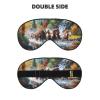 Horses Print Soft Blackout Eye Mask,Travel Eye Mask,Side Sleeper Eye Covers,Sleep Eye Mask for Men Women view 2