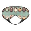 Cartoon Owls Cute Print Soft Blackout Eye Mask,Travel Eye Mask,Side Sleeper Eye Covers,Sleep Eye Mask for Men Women view 1