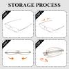 AQUASHIELDING Tiny Folding Reading Glasses Protection, Real Glass & Resin Lenses, Highly Strength Readers for Elderly,1.5diopter view 3